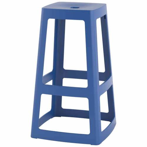 Origin Violet Blue Base High Stool