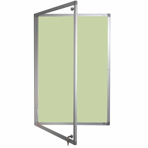 Henley Fire Resistant Corridor Tamperproof Noticeboard with Single Lockable Door