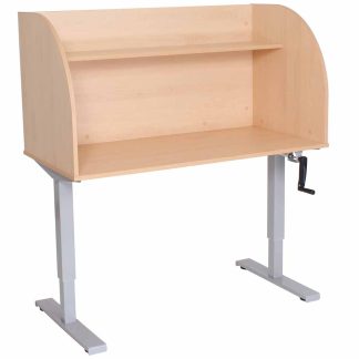 Manual Height Adjustable Study Booth