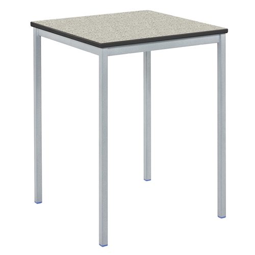 Fully Welded-Square Table with Speckled Pastel Grey Trespa Top