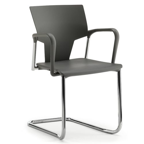 Pledge Ikon Cantilever Stacking Meeting Chair with Arms