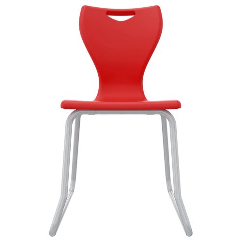 Remploy EN Classic Skid Base Chair - Cherry Red