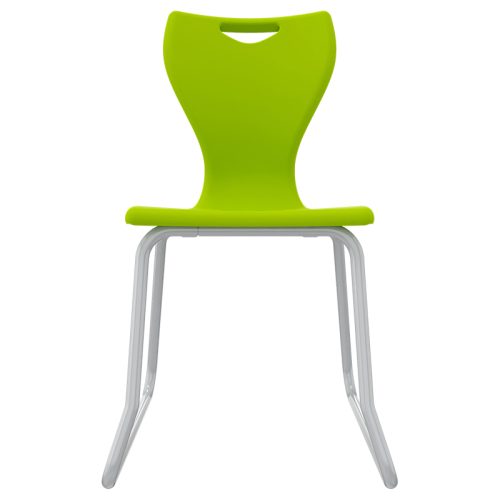 Remploy EN Classic Skid Base Chair - Lime Green