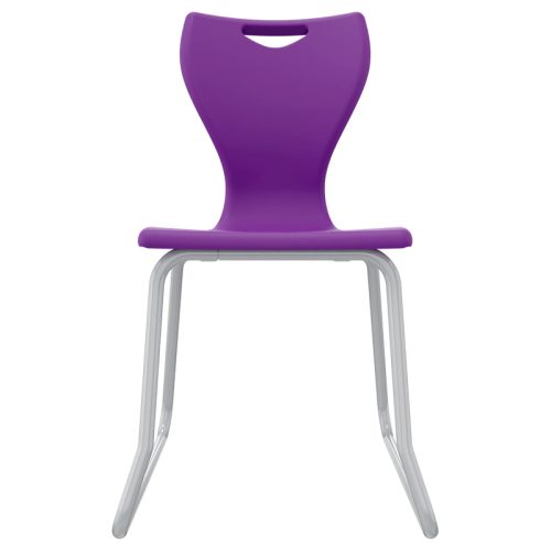 Remploy EN Classic Skid Base Chair - Velvet Purple