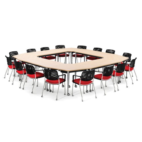 Ocee FourKonnect Modular Folding Tables example 1