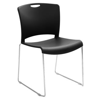 Jasper High Density Stacking Chair - Black