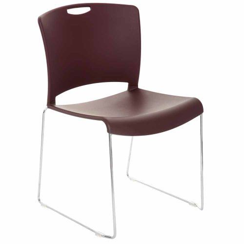 Jasper High Density Stacking Chair - Grape