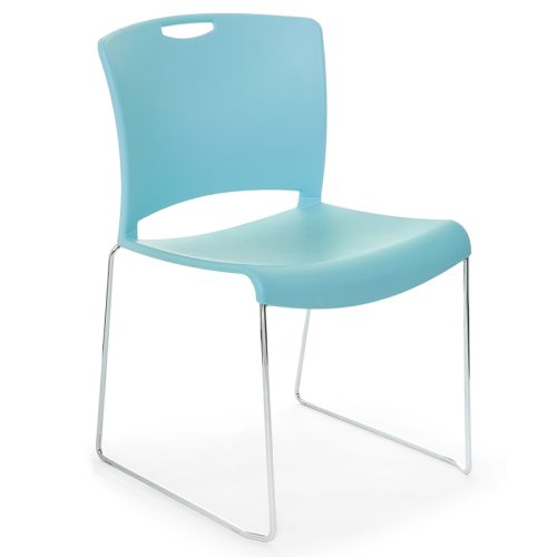 Jasper High Density Stacking Chair - Sky