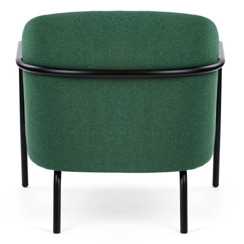 Workstories Circa Lounge Chair Dark Green rear view