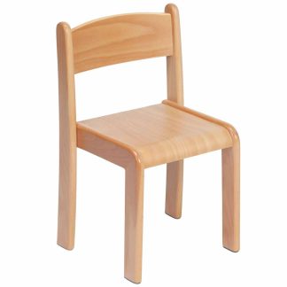 Millhouse Beech Stacking Chair Pack of 4