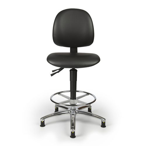 Techsit ESD Vinyl Cleanroom Draughtsman Chair TS8911