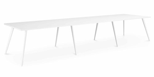 White Air Rectangular Meeting Table