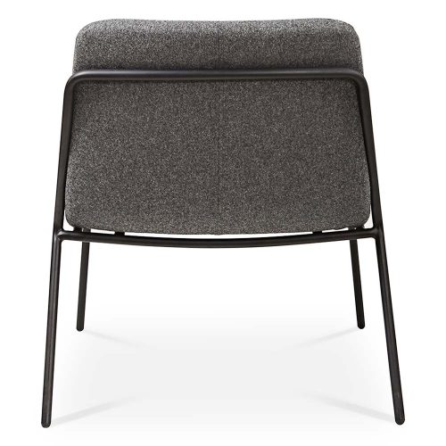 Workstories Sling Lounge Chair in Grey rear view