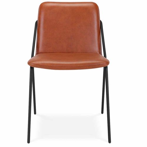 Workstories Sling Upholstered Side Chair front view