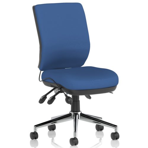 Chiro Chair in Blue without Arms