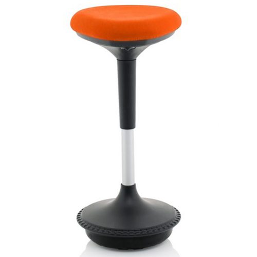 Perch Sit Stand Stool - Orange