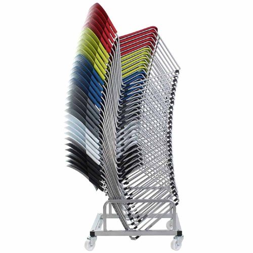 Edge High Density Stacking Chairs on Trolley