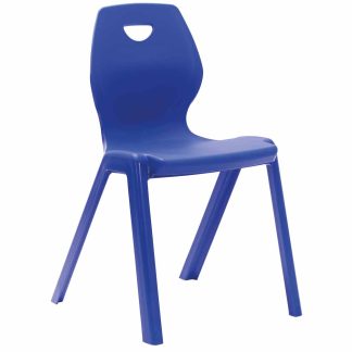 Metalliform Blue Flaire One Piece Chair