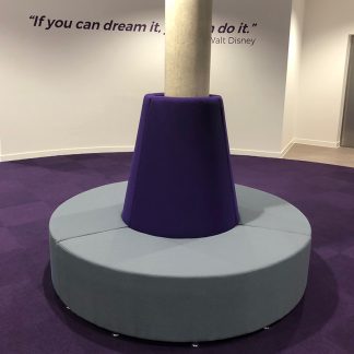 Round Fixed Pillar Seating