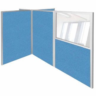 Henley Office Acoustic Partition Screens with Vision Panel