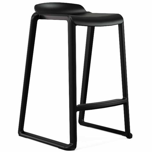 Jet Black Postura Plus One Piece Science Stool