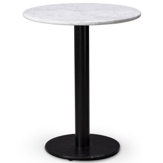 Tuffi Real Marble Round Dining Height Table