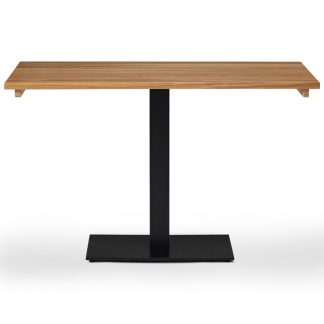 Tuffi Value Rectangular Meeting Dining Table with Oak Top