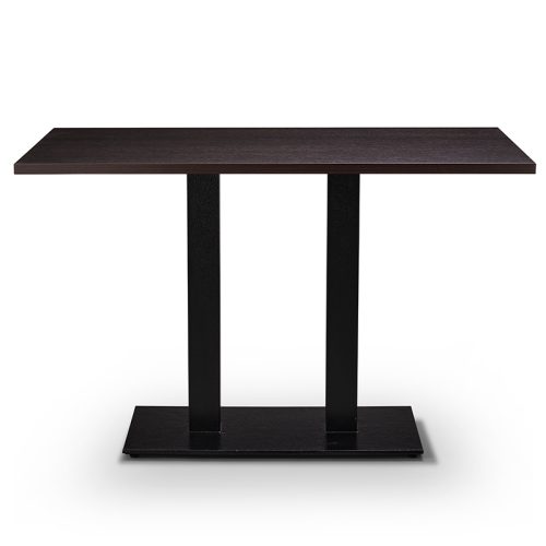 Tuffi Value Rectangular Meeting Dining Table with Wenge Top