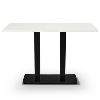 Tuffi Value Rectangular Meeting Dining Table with White Top