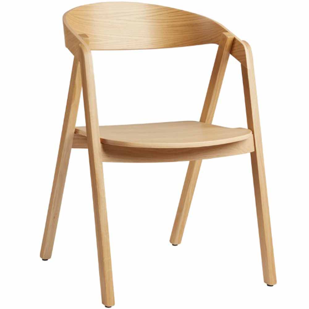 Luca Oak Stacking Armchair