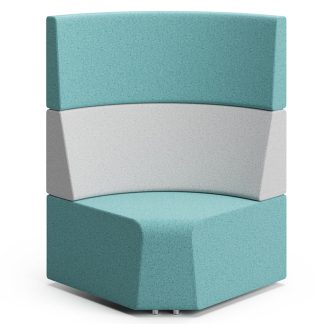 Pledge Fifteen High Back 90 Degree Internal Curved Modular Seat Unit