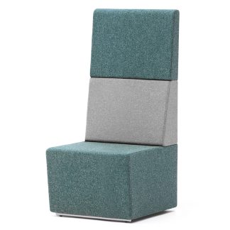 Pledge Fifteen High Back Single Modular Seat Unit