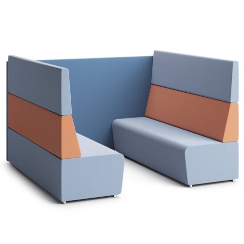 Pledge Fifteen High Back Six Seater Meeting Booth