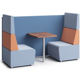Pledge Fifteen High Back Two Seater Breakout Meeting Booth