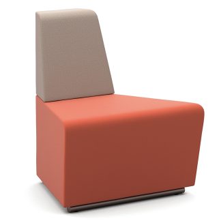 Pledge Fifteen Low Back 45 Degree External Modular Seat Unit
