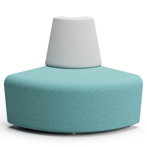 Pledge Fifteen Low Back 90 Degree External Curved Modular Seat Unit