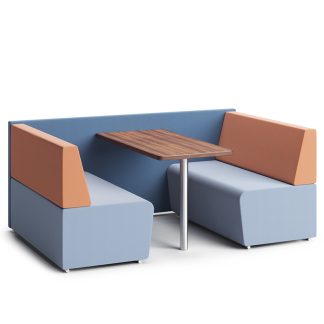 Pledge Fifteen Low Back Four Seater Breakout Meeting Booth