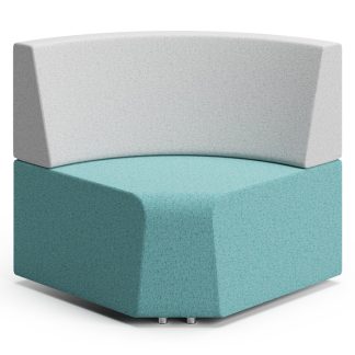 Pledge Fifteen Low Back Internal Curved Modular Seat Unit