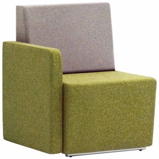 Pledge Fifteen Low Back Single Modular Seat with Right Arm