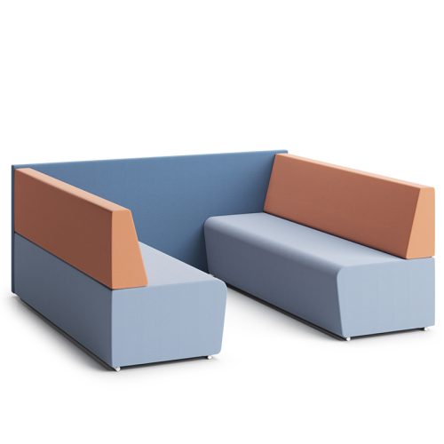 Pledge Fifteen Low Back Six Seater Meeting Booth