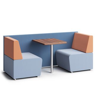 Pledge Fifteen Low Back Two Seater Breakout and Meeting Booth