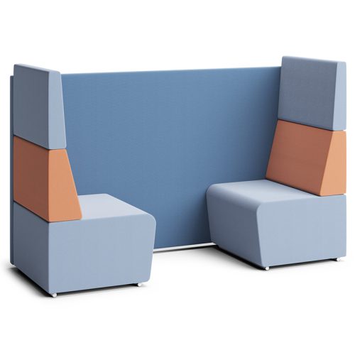 Pledge Fifteen Two Seater High Back Meeting Booth