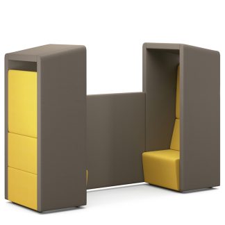 Pledge Fifteen Two Seater Pod Meeting Booth