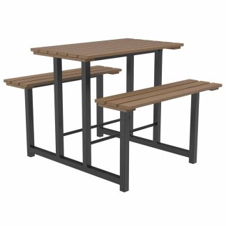 Outdoor Loft Poseur Table Bench Unit