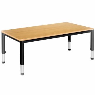 Metalliform Rectangular Classroom Height Adjustable Table