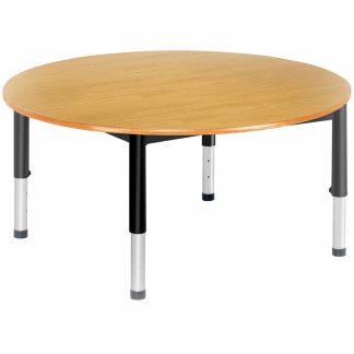 Metalliform Round Classroom Height Adjustable Table