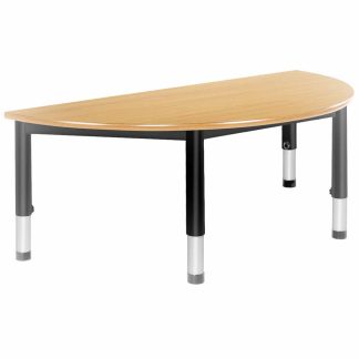 Metalliform Semi Circular Classroom Height Adjustable Table