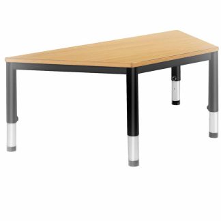 Metalliform Trapezoidal Classroom Height Adjustable Table