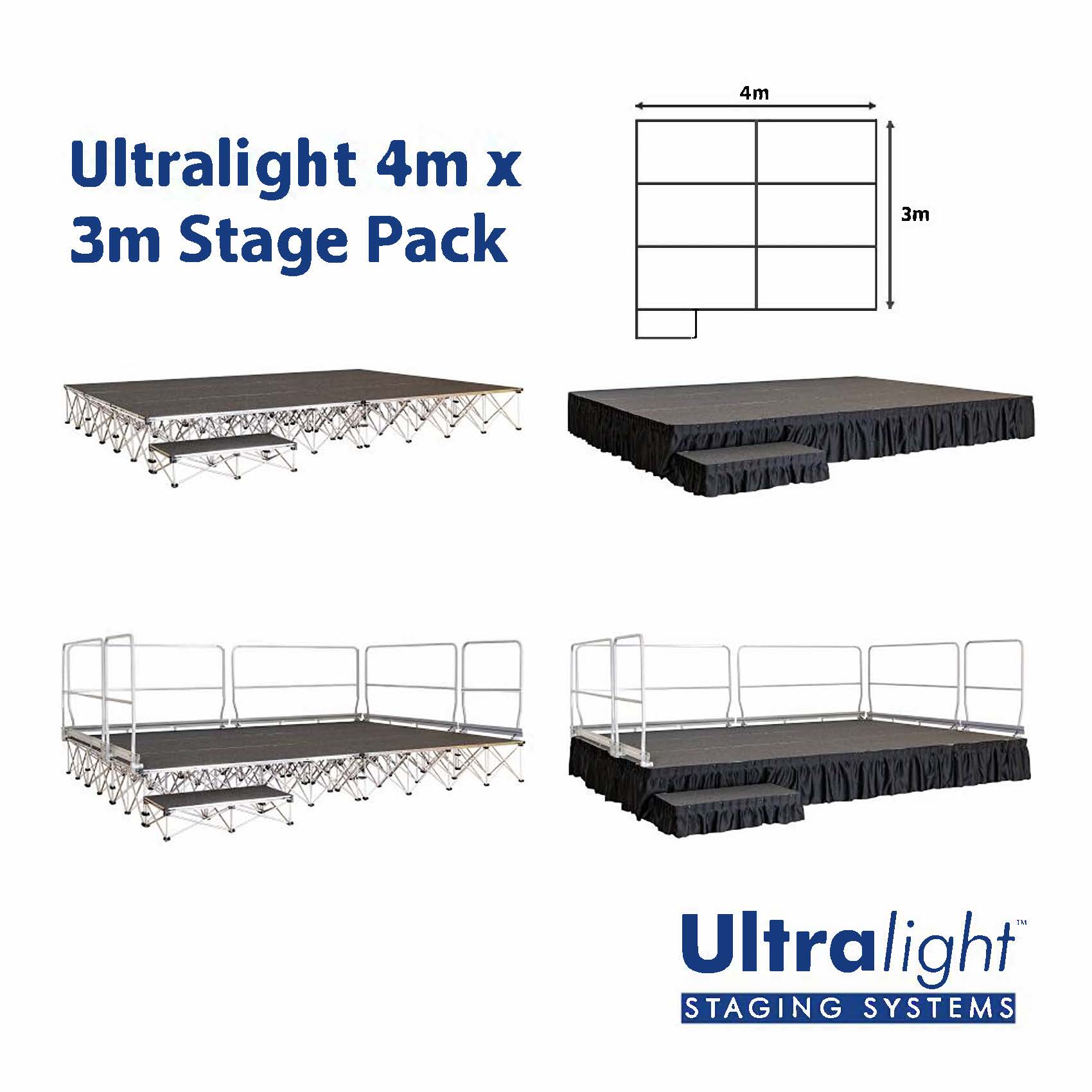 Gopak Ultralight 4m x 3m Stage Pack