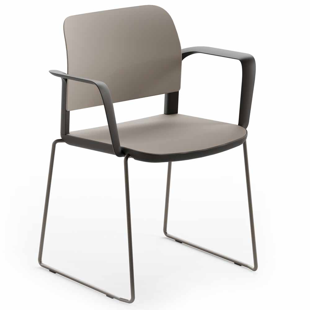 Pledge Ciao Stacking Sled Frame Chair